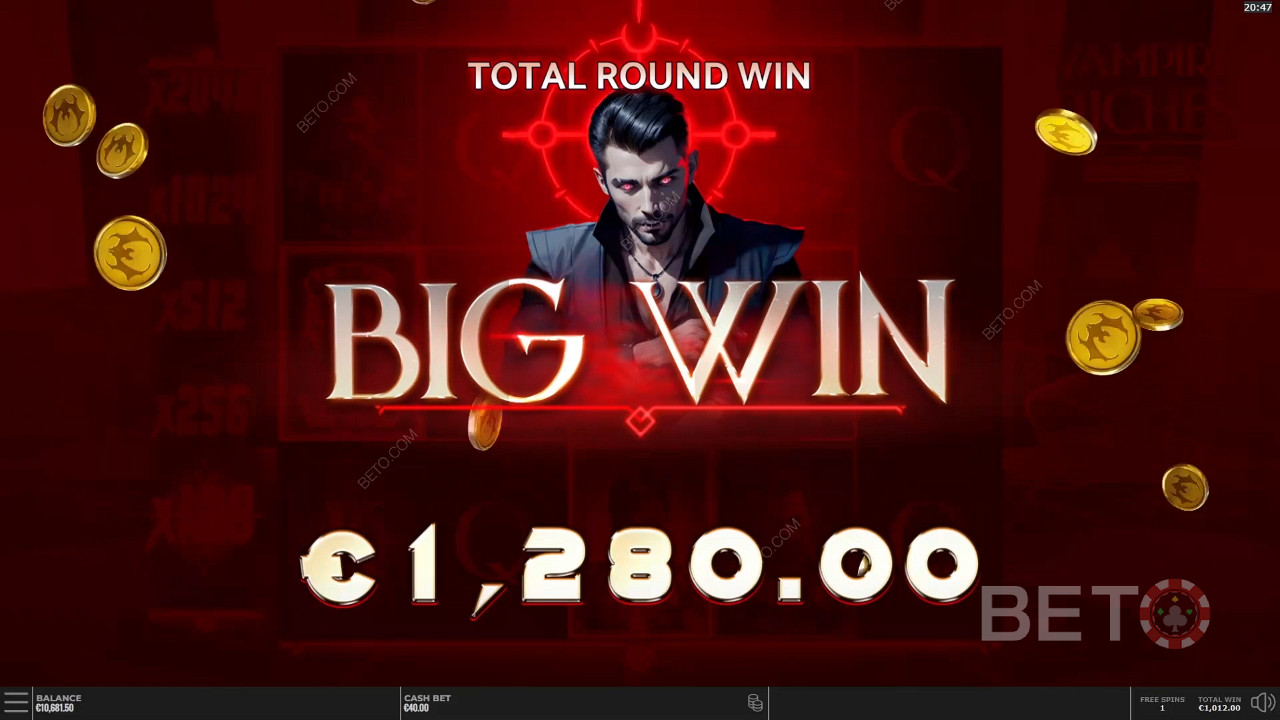 ¡Gana 25.000 veces tu apuesta en la Video Tragaperras Vampire Riches DoubleMax!