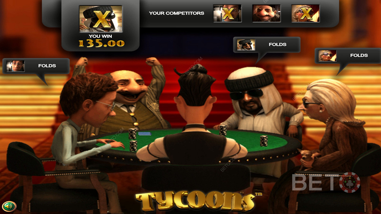 Los personajes jugarán una partida de póquer y podrás predecir el ganador para ganar a lo grande