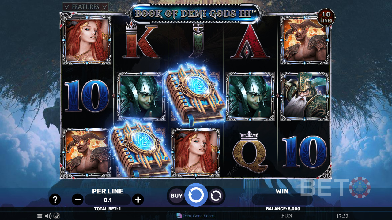 Reseña de Book of Demi Gods III de BETO Slots