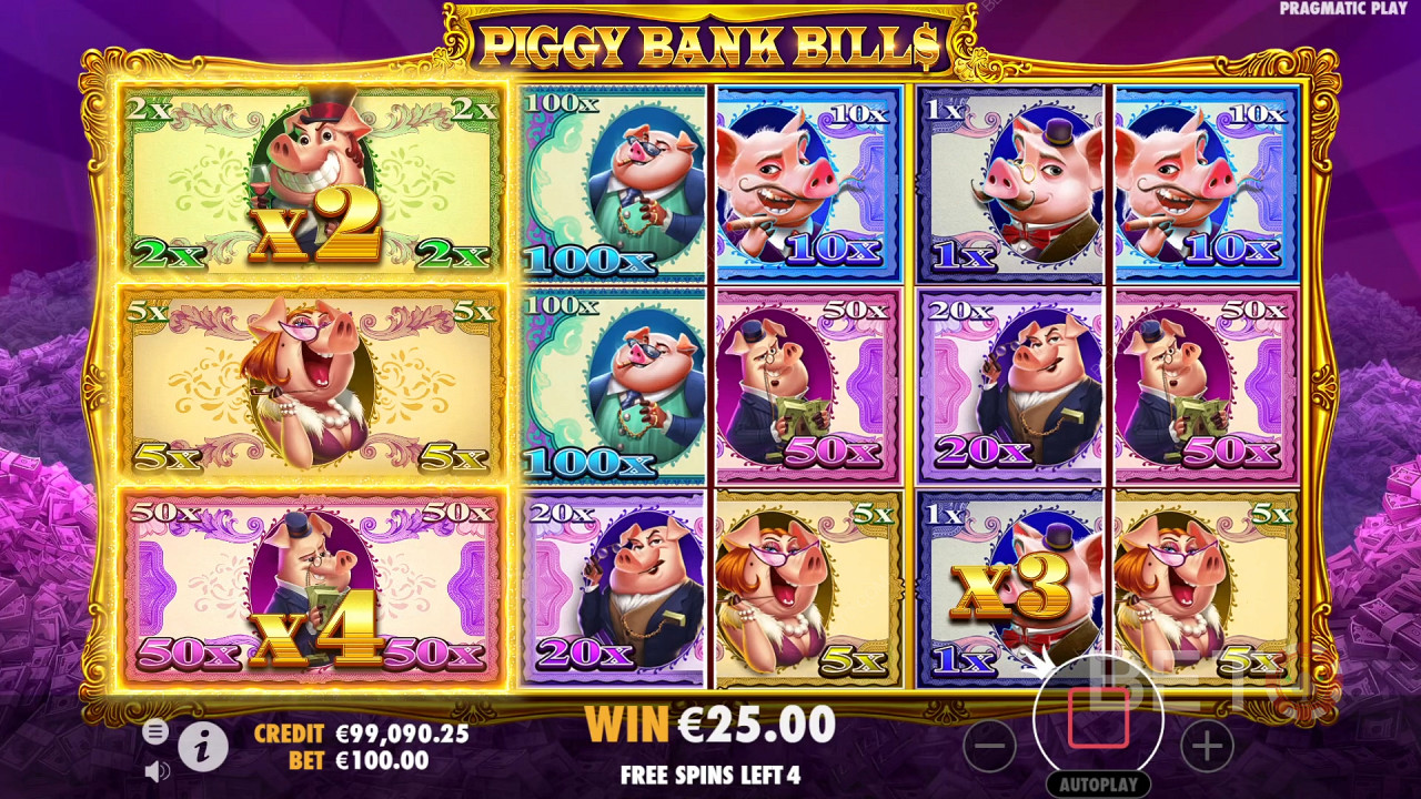 Piggy Bank Bills Juego Gratis