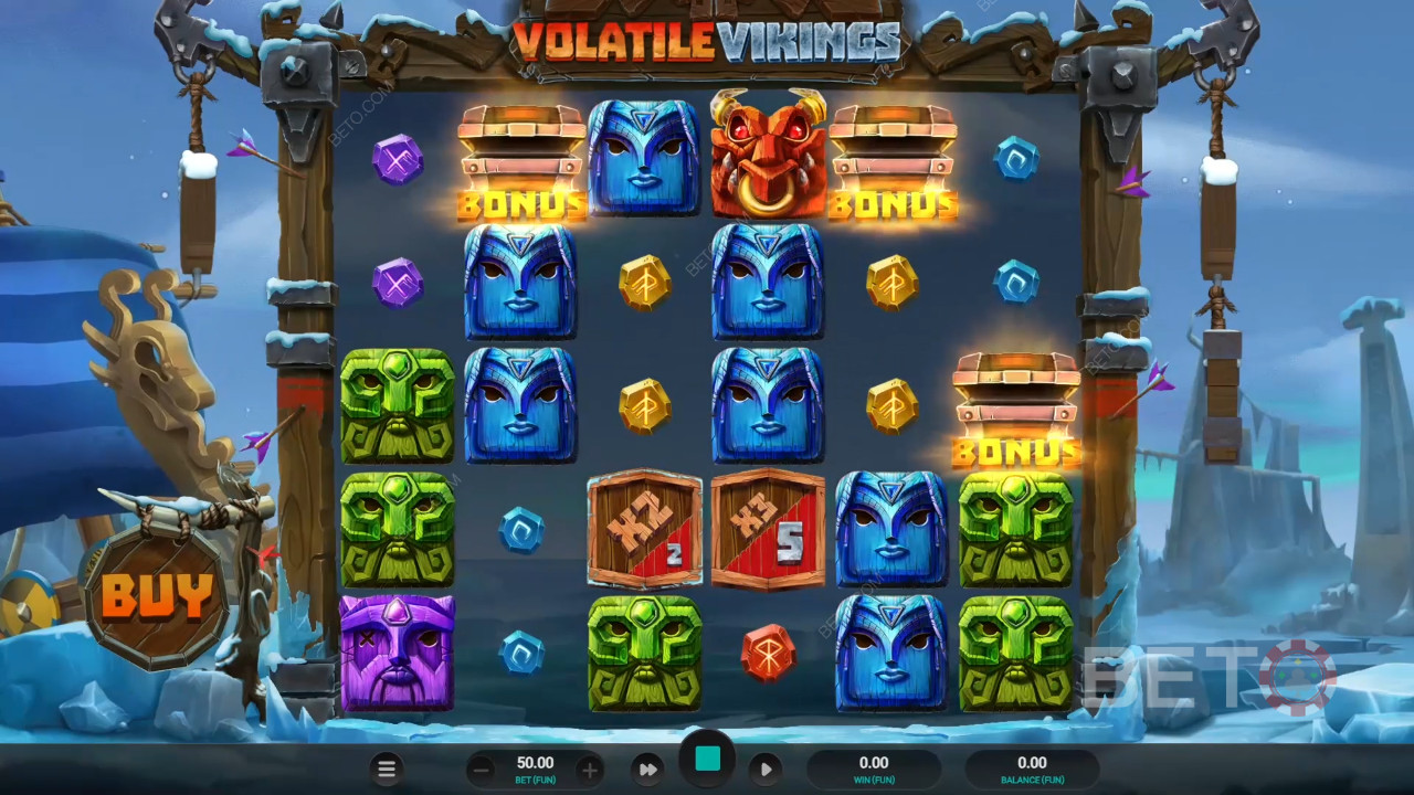 Volatile Vikings Reseña de BETO Slots
