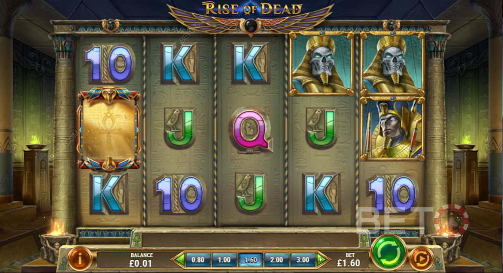 Rise of Dead - Un juego de tragaperras no progresivo, que cuenta con scatters, wilds, juegos de bonificación y giros gratis.