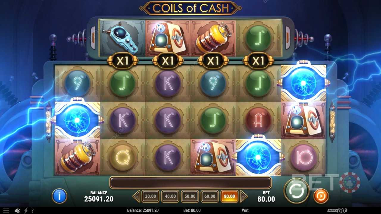 Revisión de Coils of Cash por BETO Slots