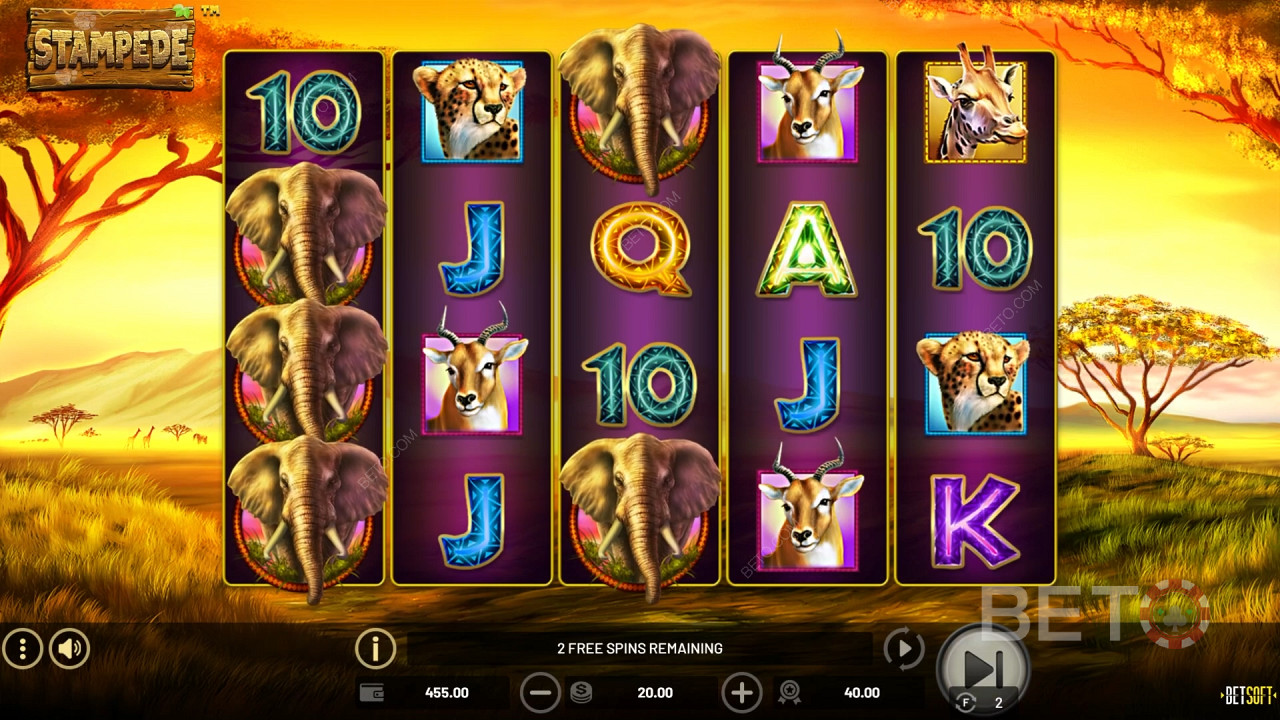Stampede (Betsoft)  Juego Gratis
