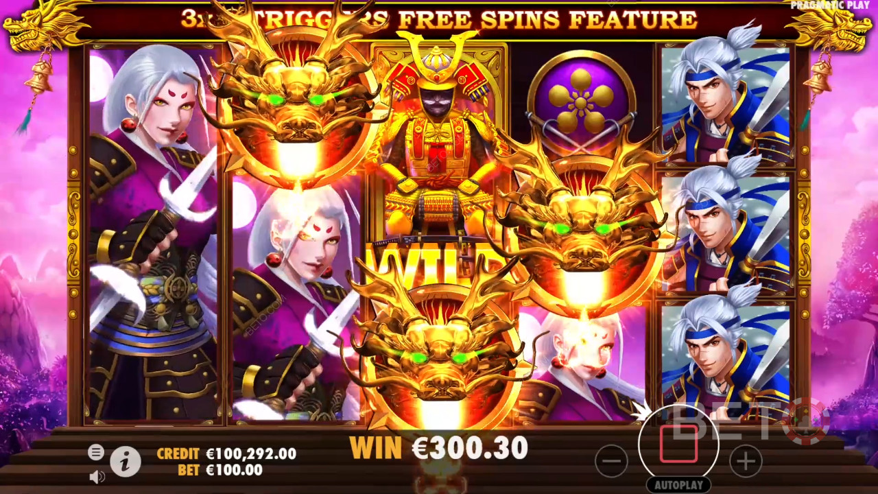 ¡Gana 1.000 veces tu apuesta en la tragaperras online Rise of Samurai!