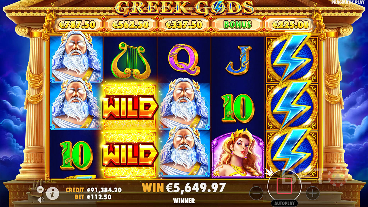 Greek Gods (Pragmatic Play)  Juego Gratis