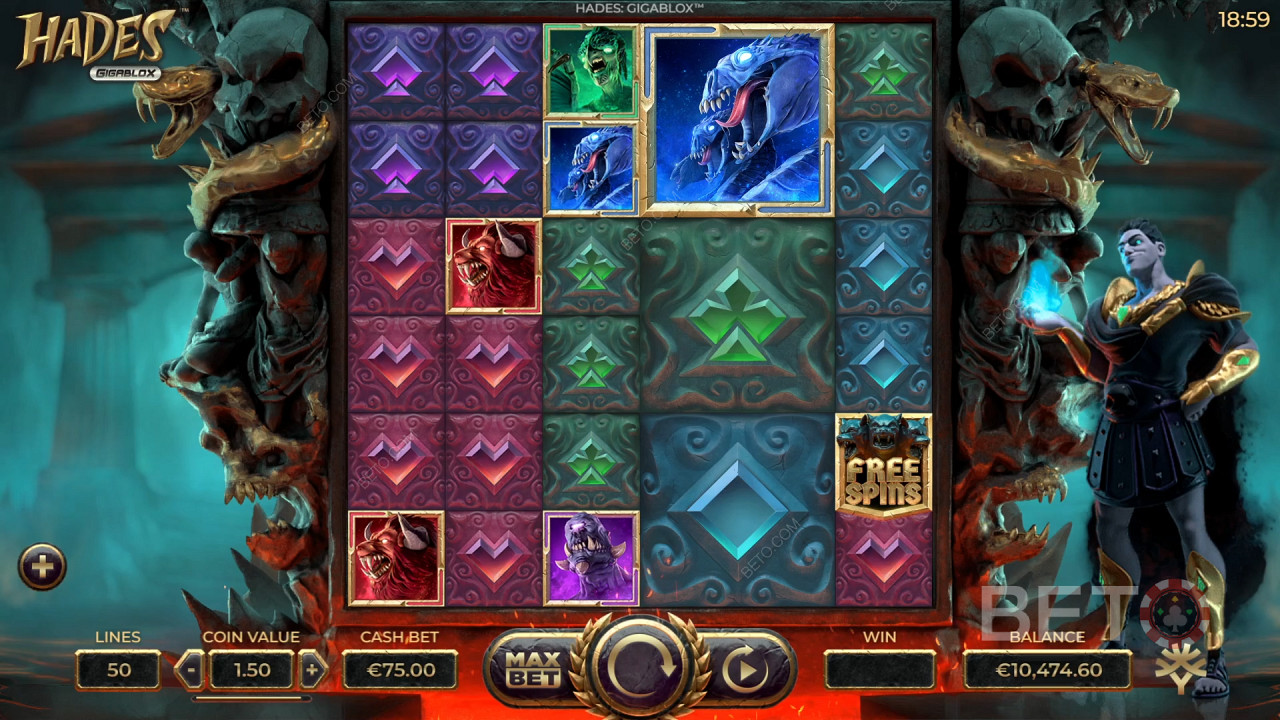 Hades Gigablox  Juego Gratis