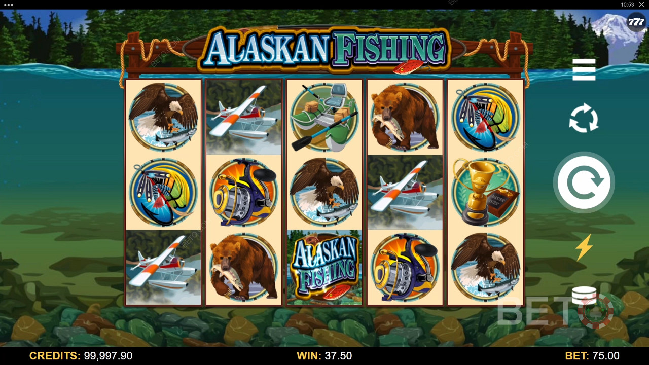 La ranura de pesca de Alaska es una aventura de pesca única en su clase