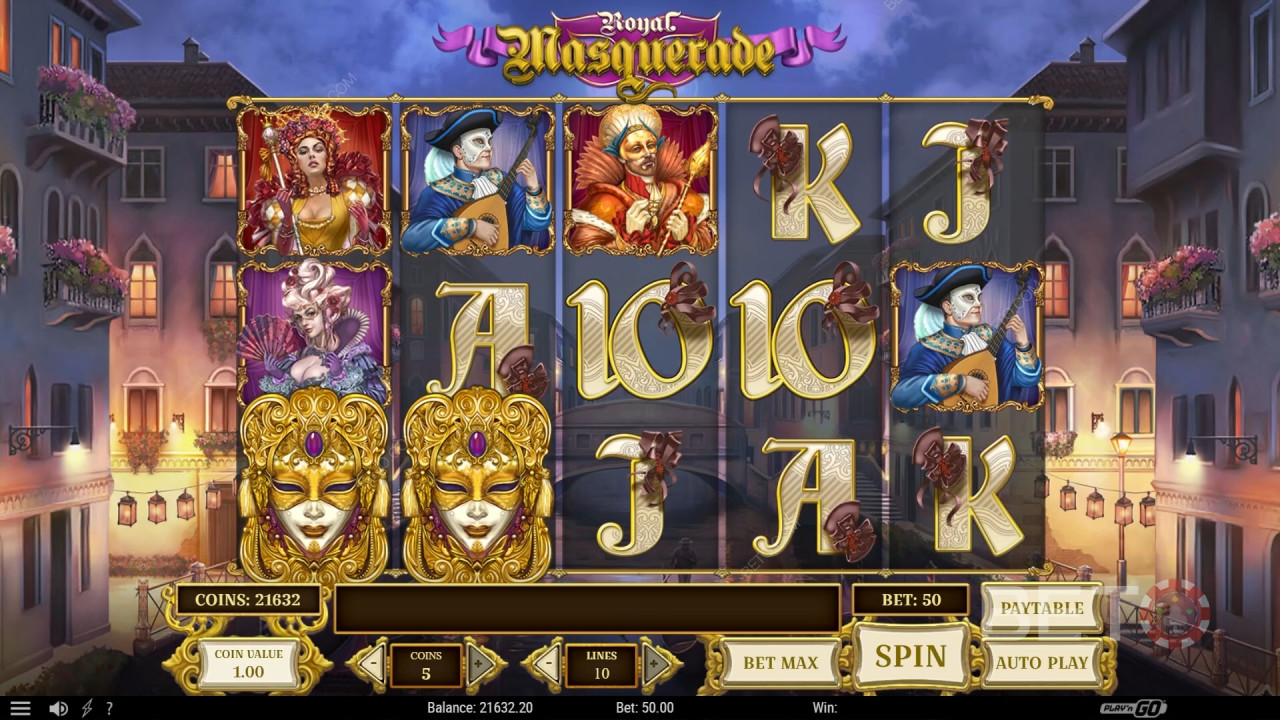 Tema y diseño: fastuosa mascarada veneciana