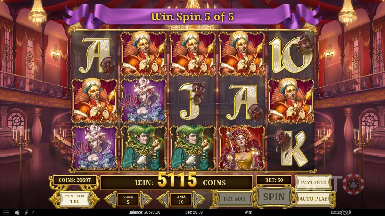 Tragaperras online Royal Masquerade: nuestro veredicto