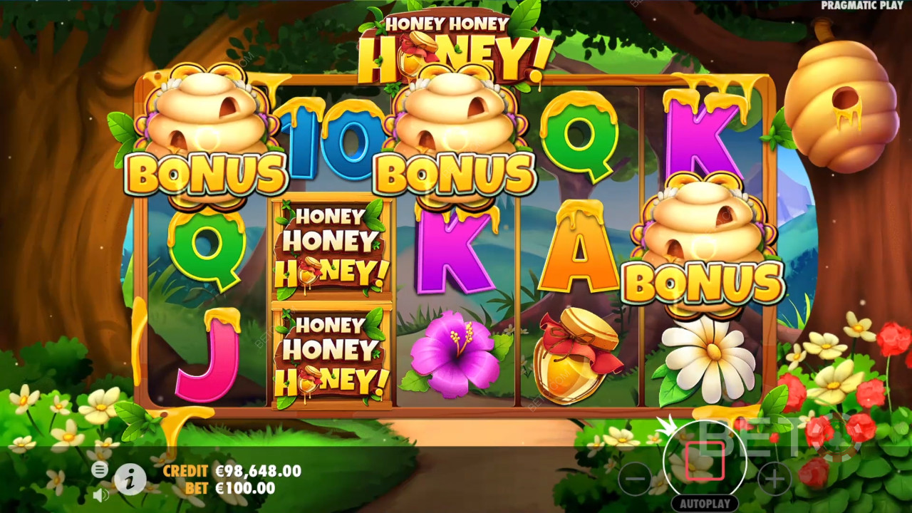 Honey Honey Honey Reseña de BETO Slots