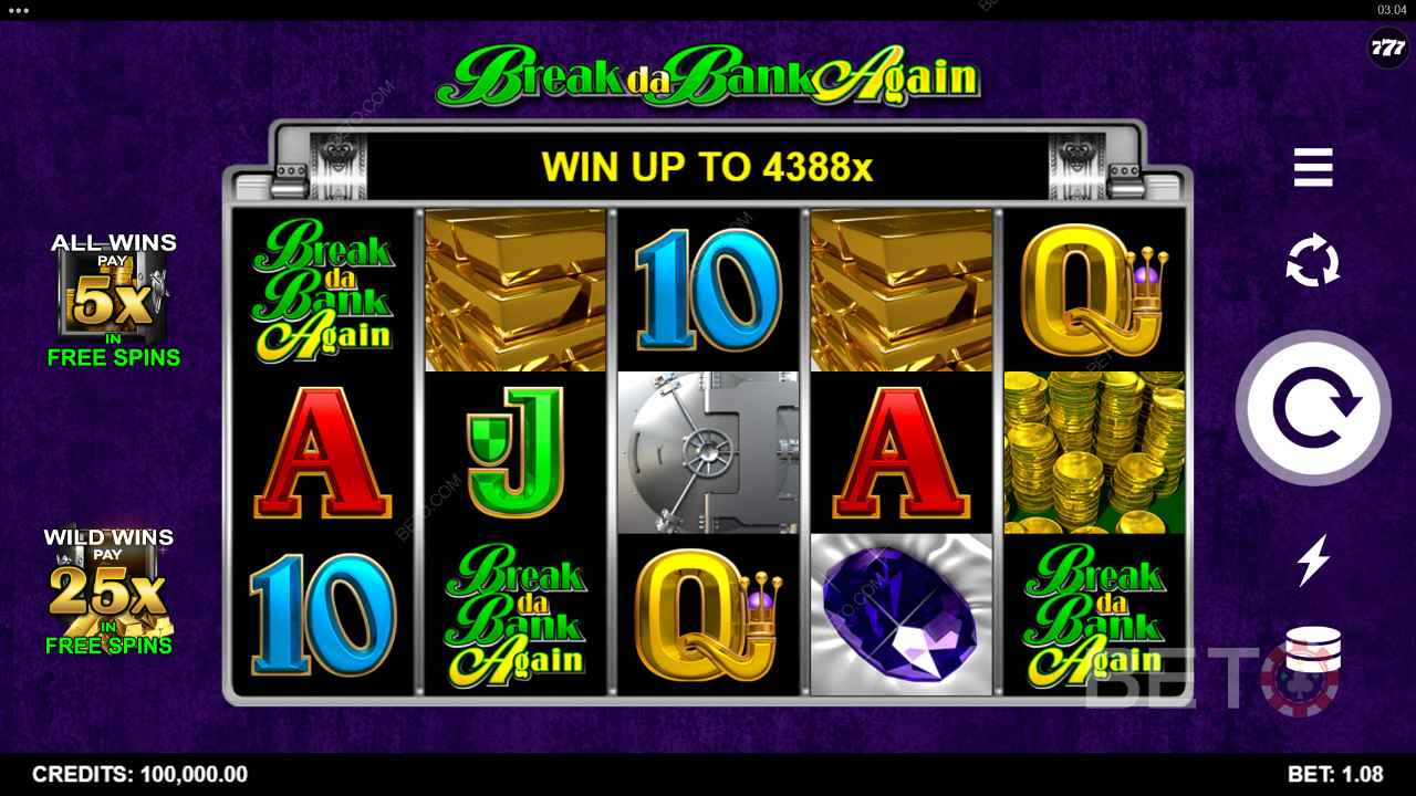 Break da Bank Again Juego Gratis