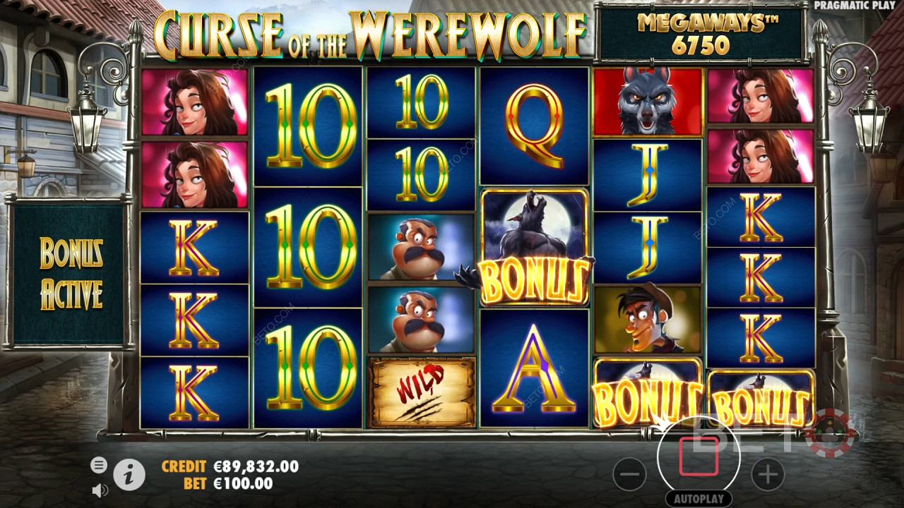 Curse of the Werewolf Megaways Juego Gratis