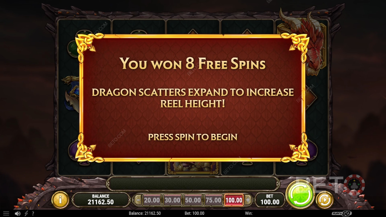 Explicación de las bonificaciones en Dragon Maiden de Play