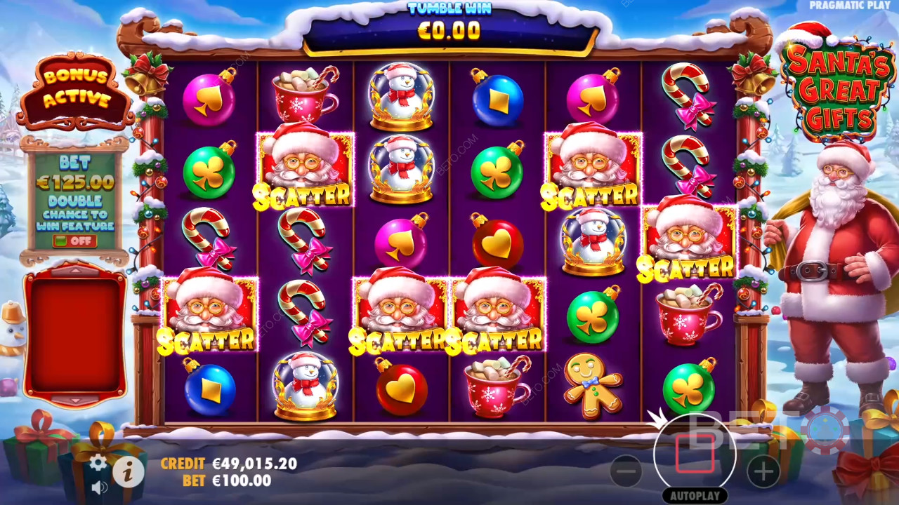 Los grandes regalos de Papá Noel Reseña de BETO Slots