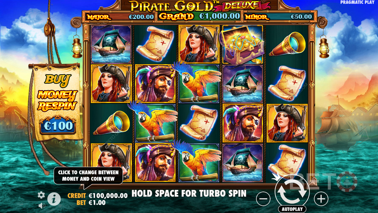 Reseña de Pirate Gold Deluxe de BETO Slots