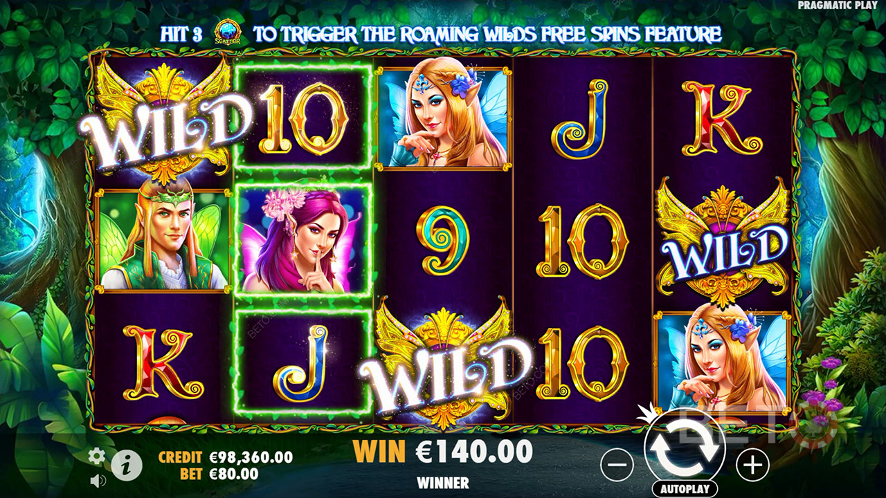 Reseña de Wild Pixies de BETO Slots