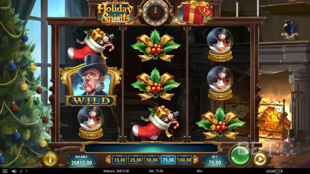 Holiday Spirits Reseña de BETO Slots