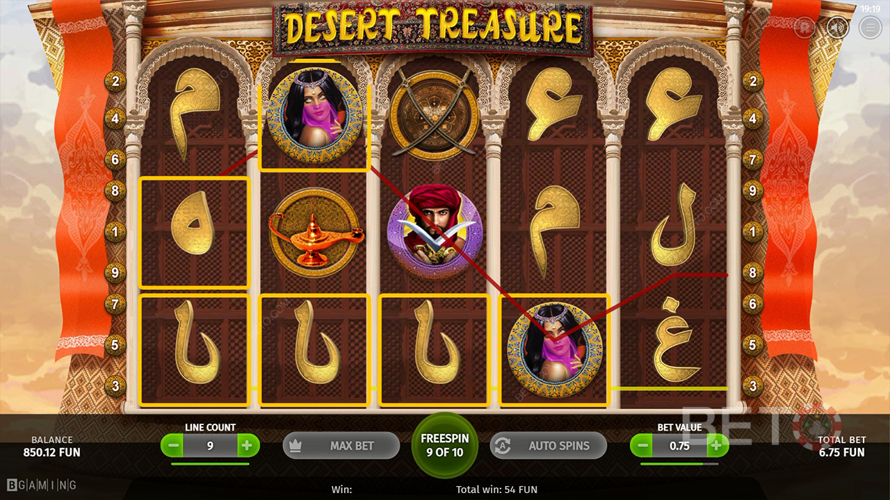 Reseña de Desert Treasure de BETO Slots