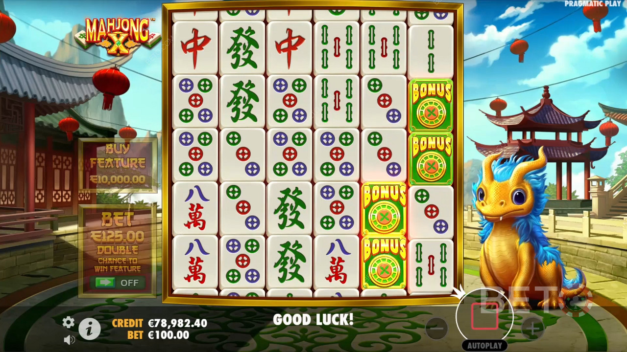 Mahjong X Reseña de BETO Slots