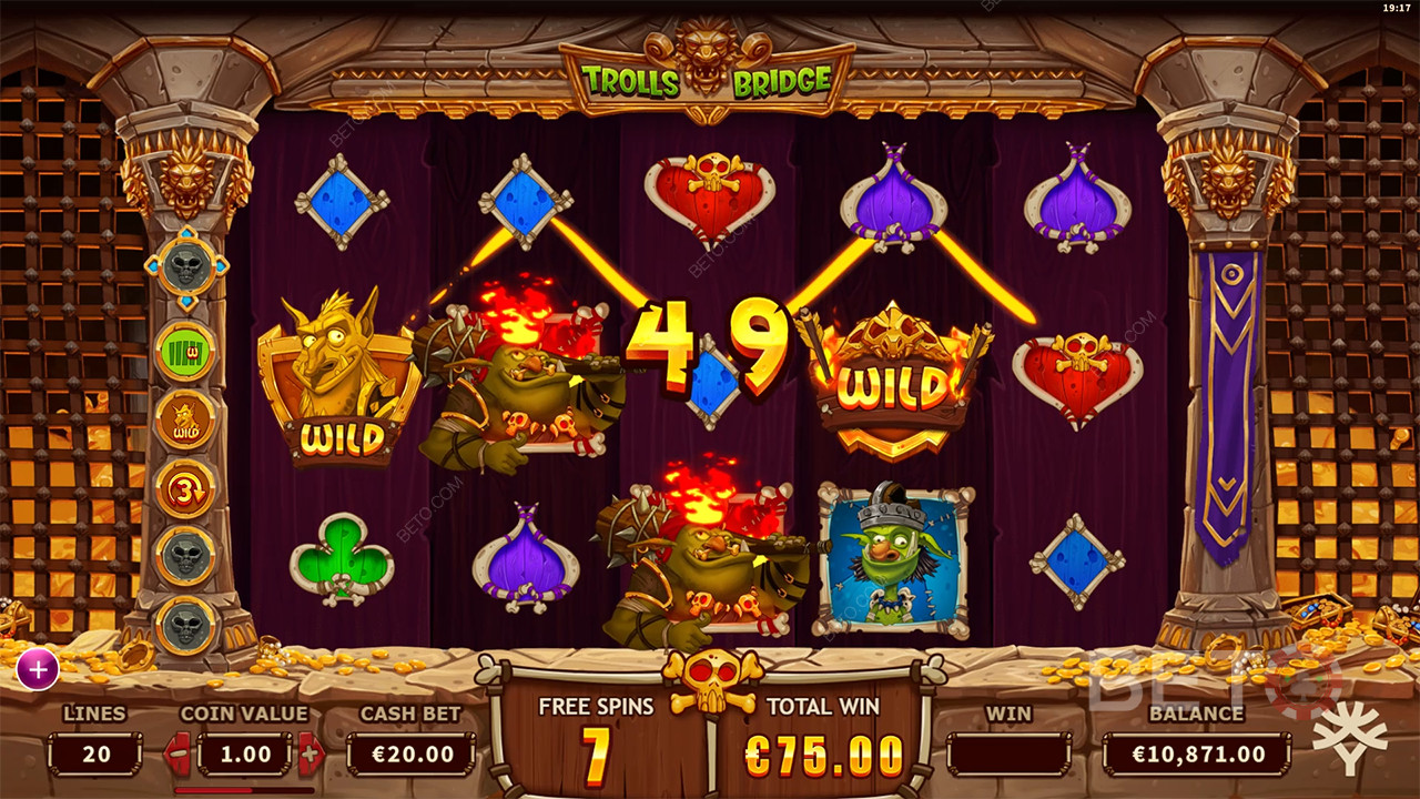 Trolls Bridge Reseña de BETO Slots