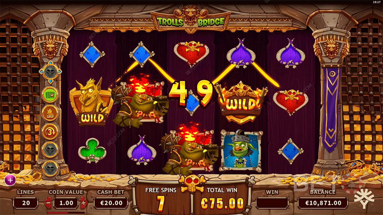 Trolls Bridge (Yggdrasil)  Juego Gratis
