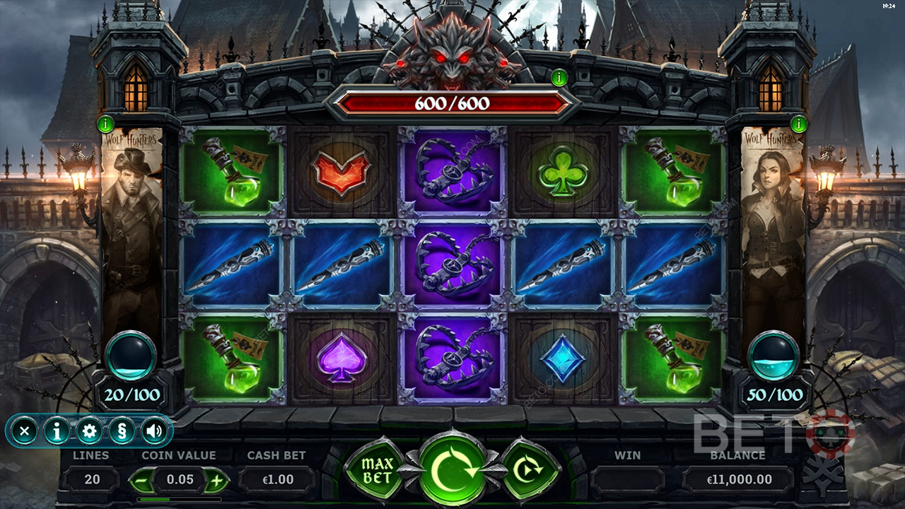 Reseña de Wolf Hunters de BETO Slots