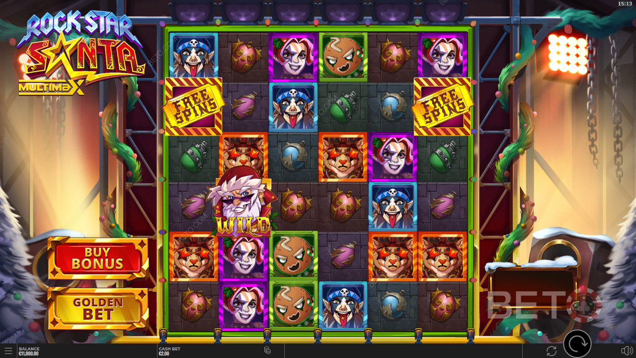 Rock Star Santa MultiMax Juego Gratis