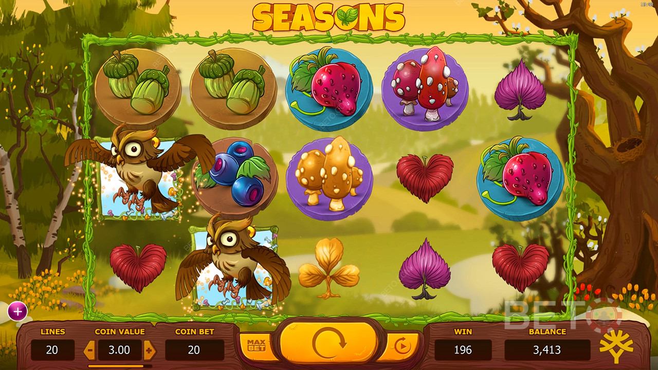 Seasons Reseña de BETO Slots