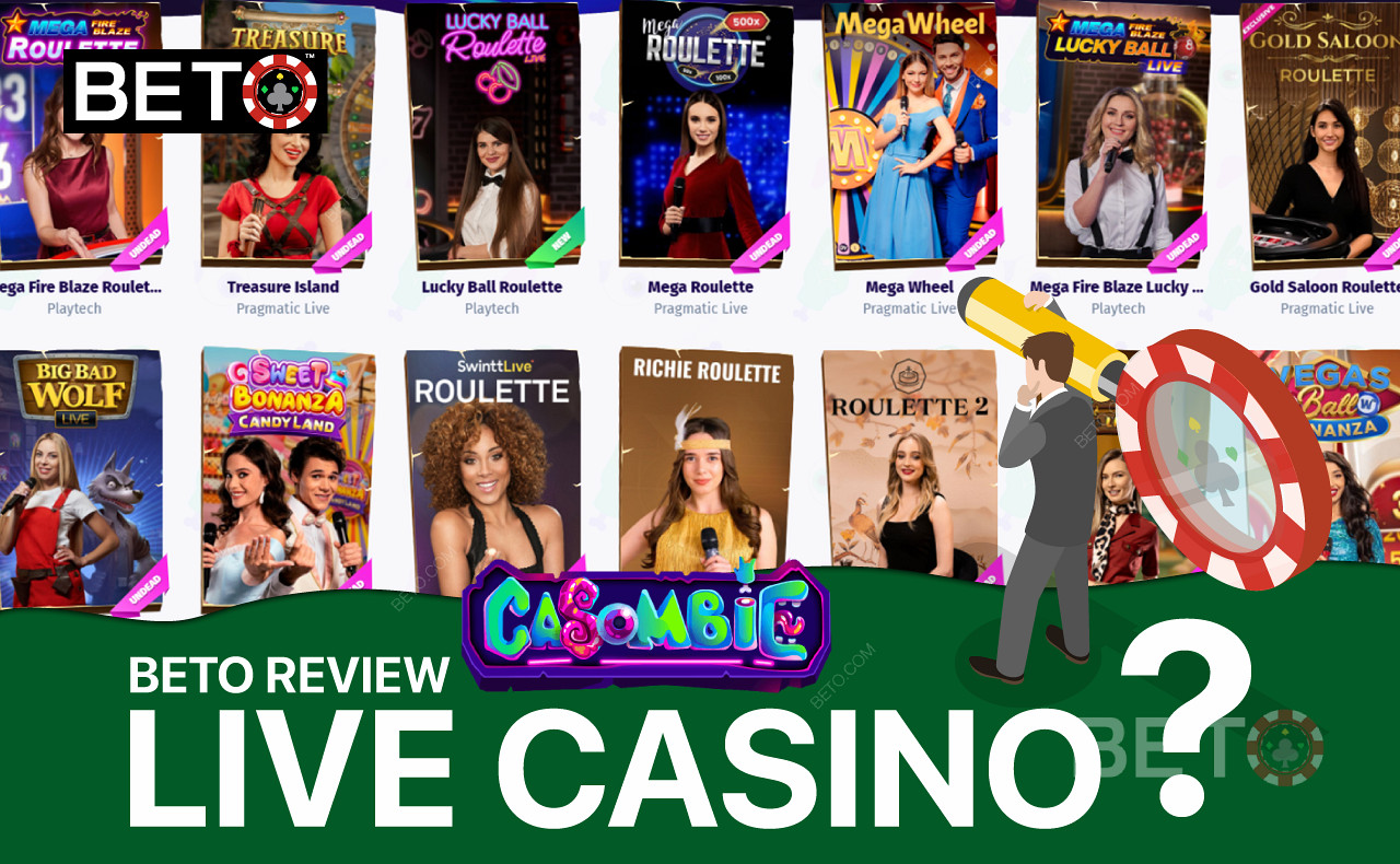 Disfrute de una enorme colección de juegos de casino en vivo