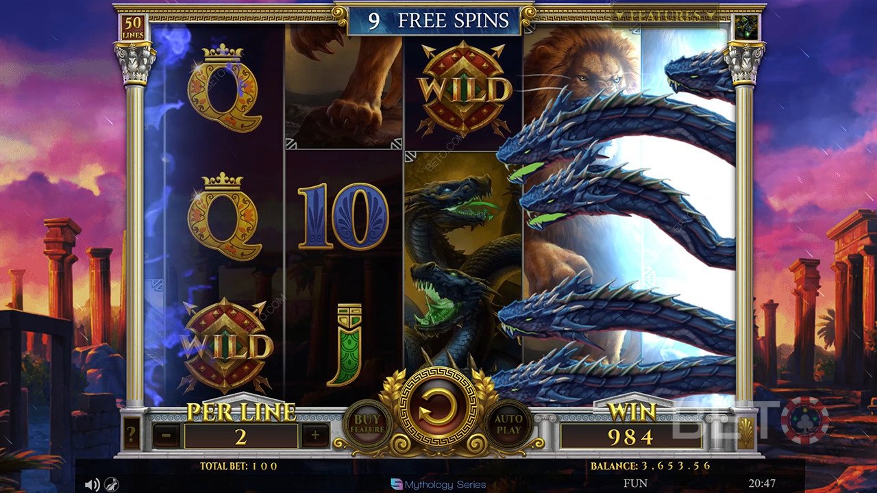 Historia de Hércules Reseña de BETO Slots