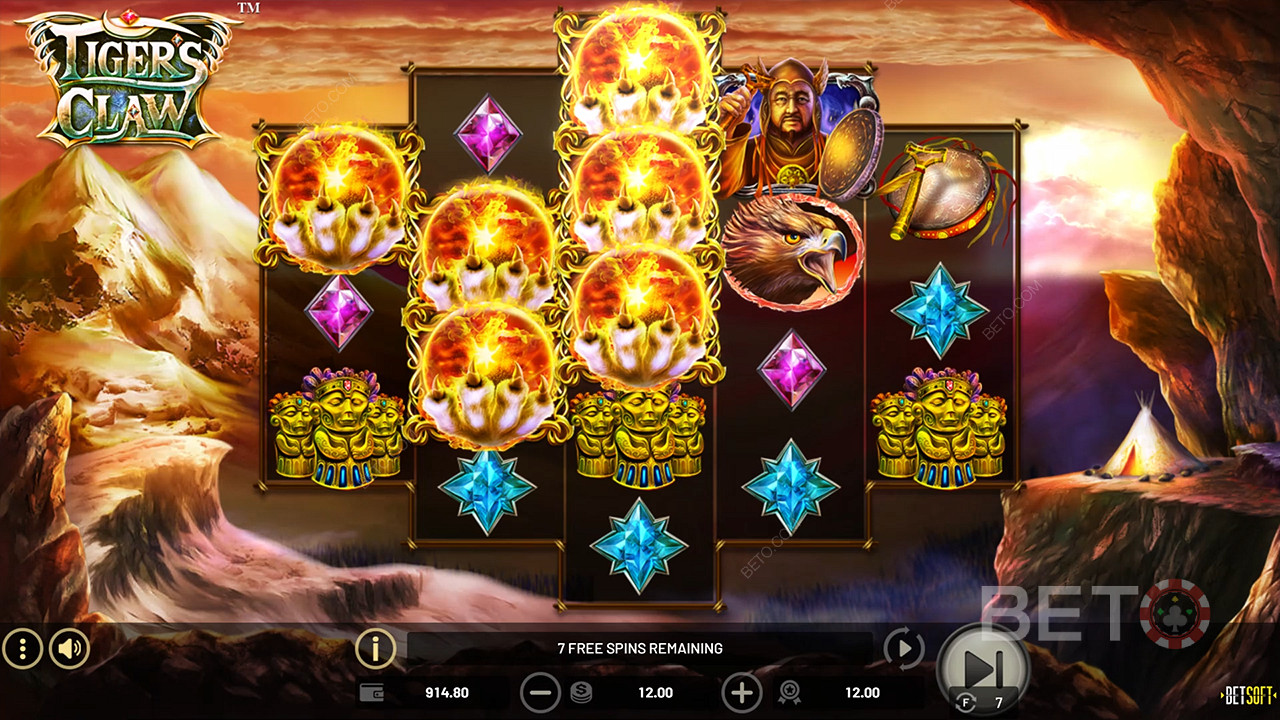 Tiger's Claw (Betsoft)  Juego Gratis