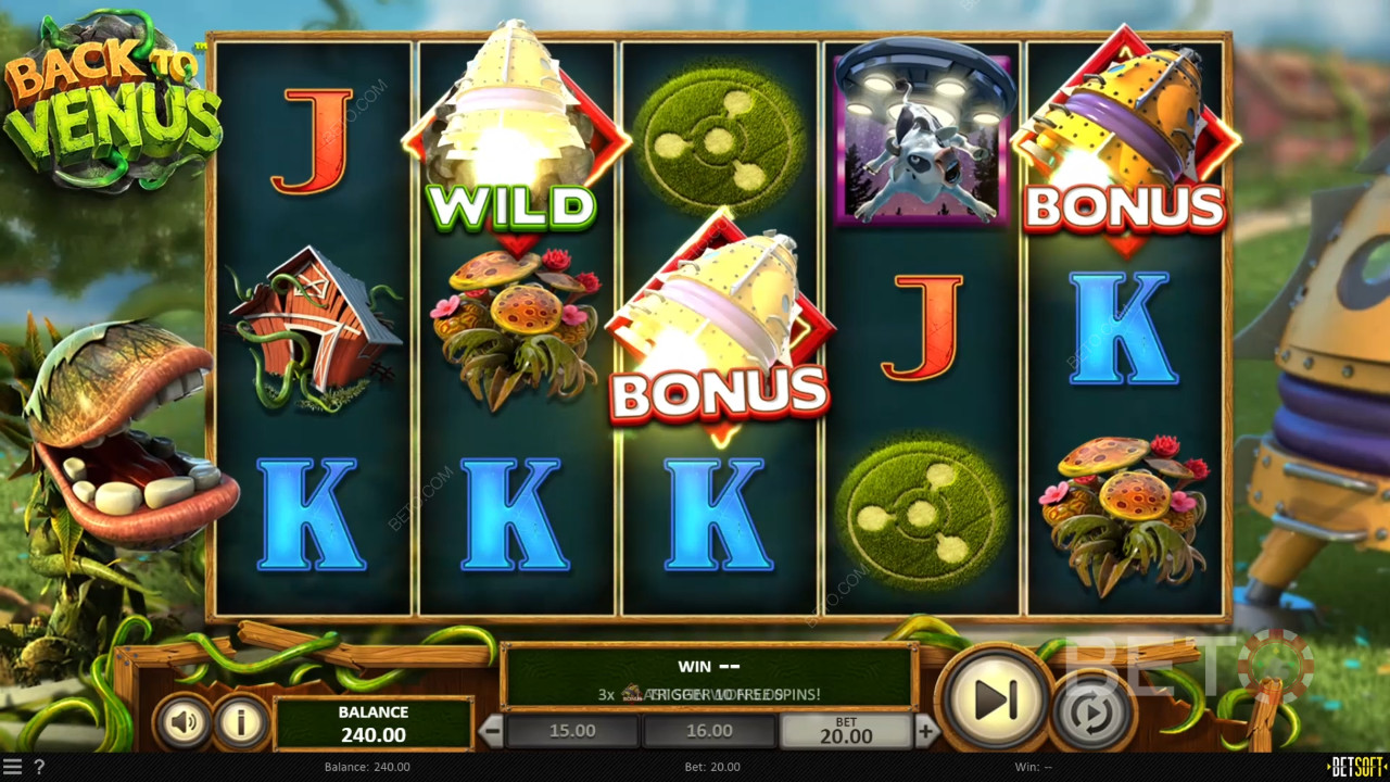 Reseña de Back To Venus de BETO Slots