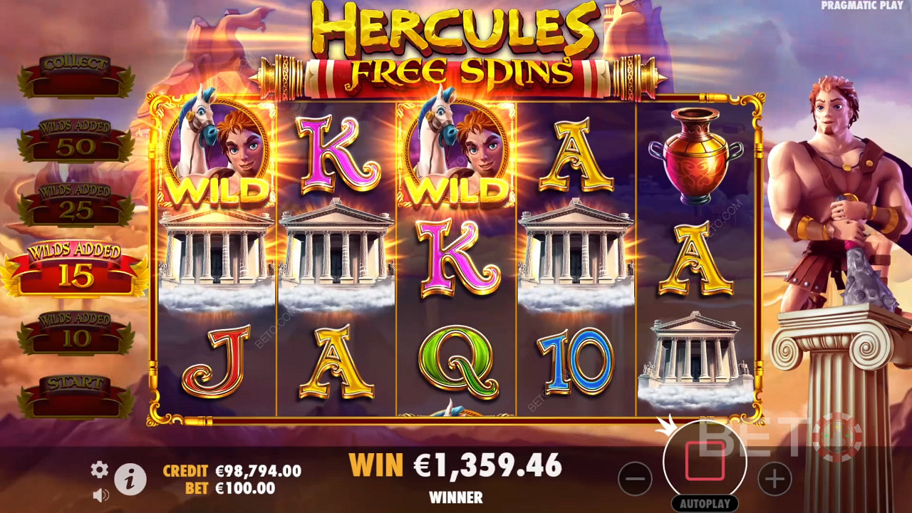 Revisión de Hércules y Pegaso por BETO Slots