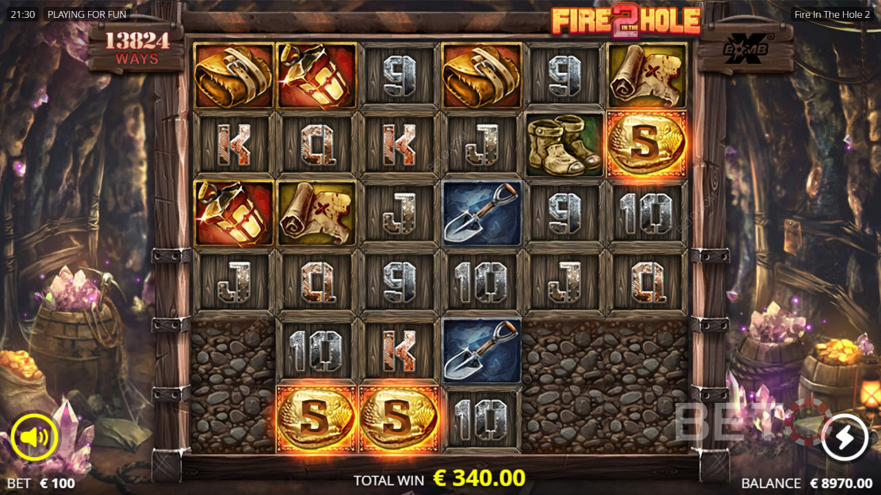 Fire in the Hole 2 opinión de BETO Slots