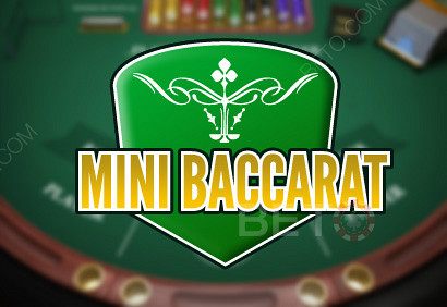 El mini baccarat es una versión del juego que se ve a menudo.