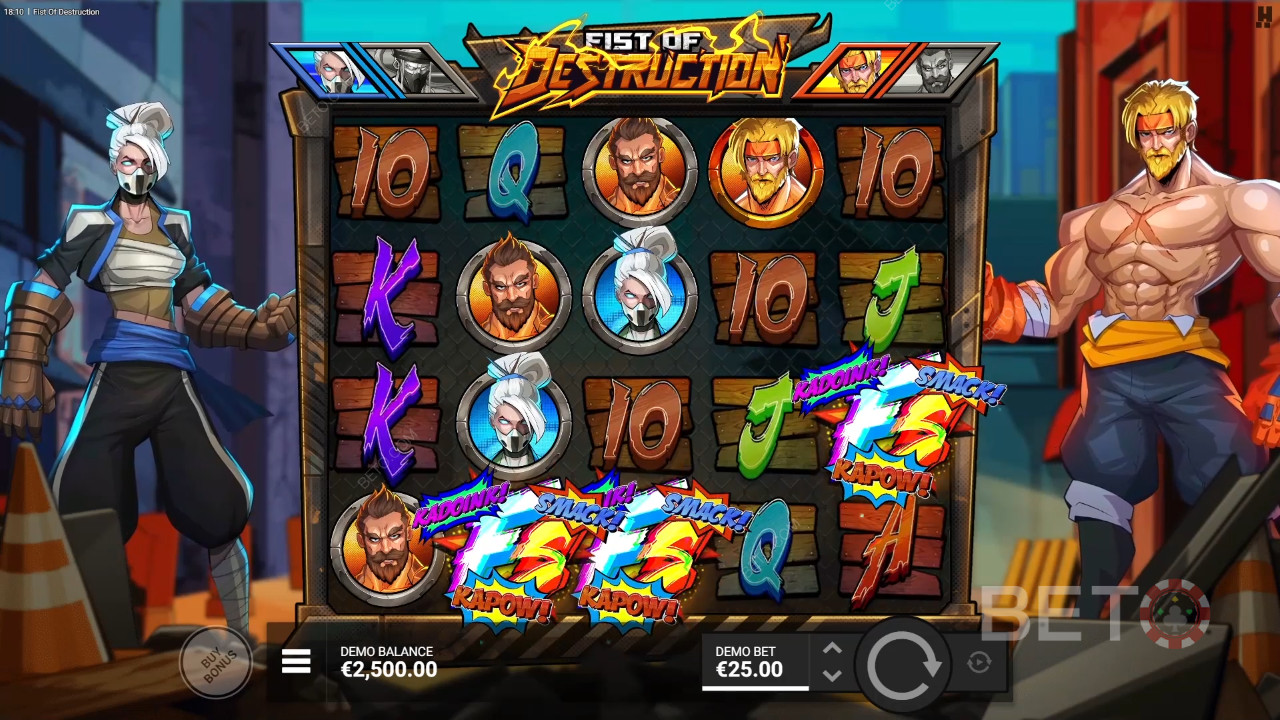 Crítica de Fist of Destruction por BETO Slots