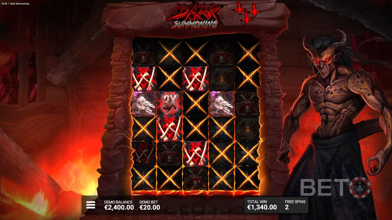 Reseña de Dark Summoning de BETO Slots
