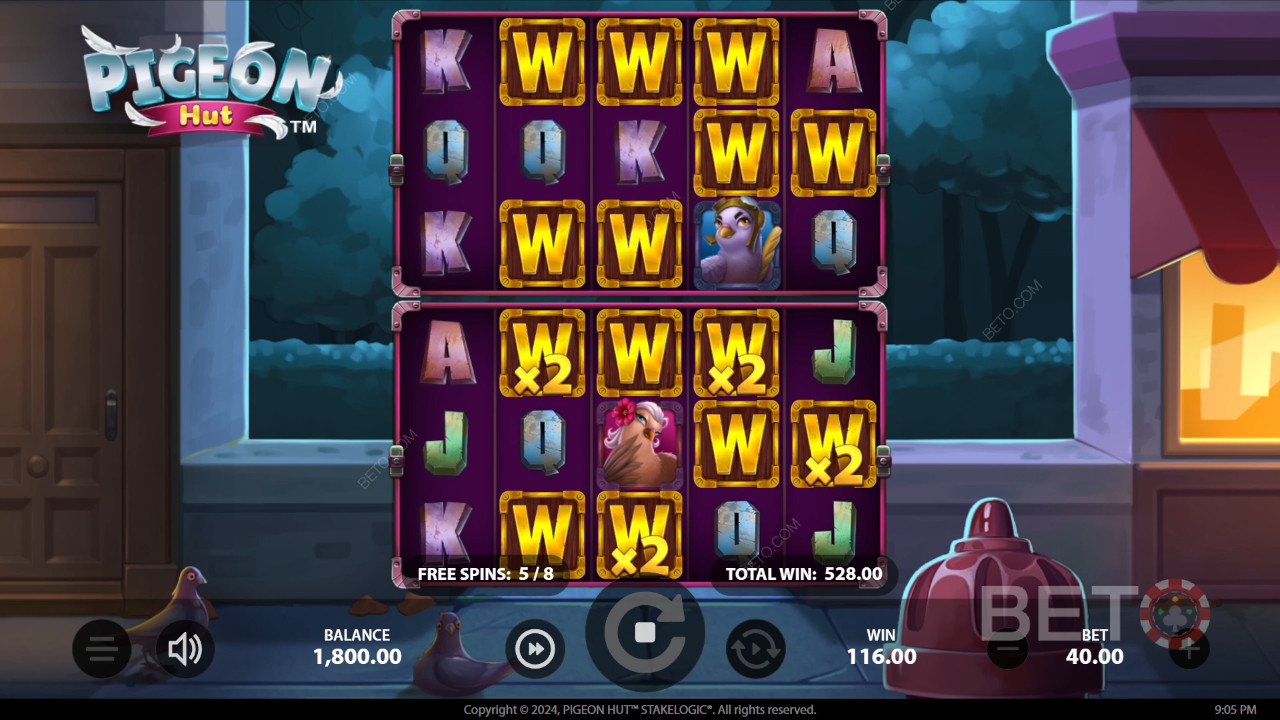 Reseña de Pigeon Hut de BETO Slots