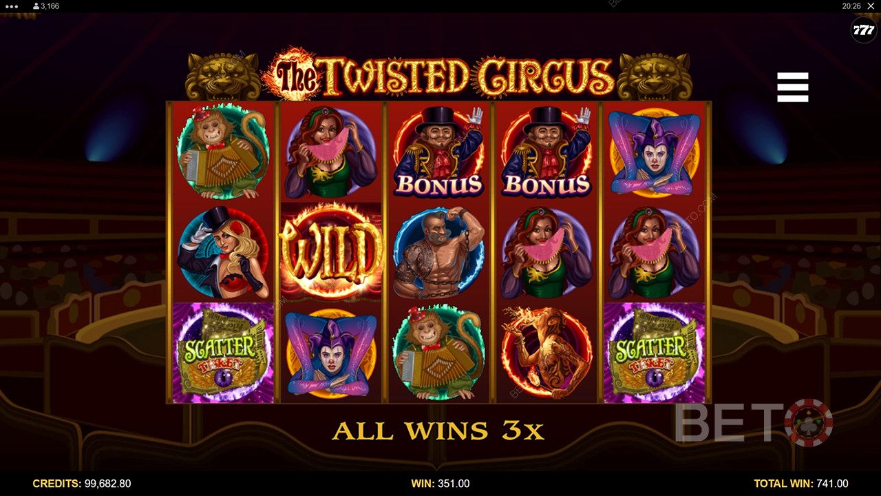 The Twisted Circus: ¿una tragaperras online que merece la pena?