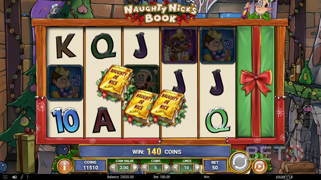 Reseña del libro Naughty Nick de BETO Slots