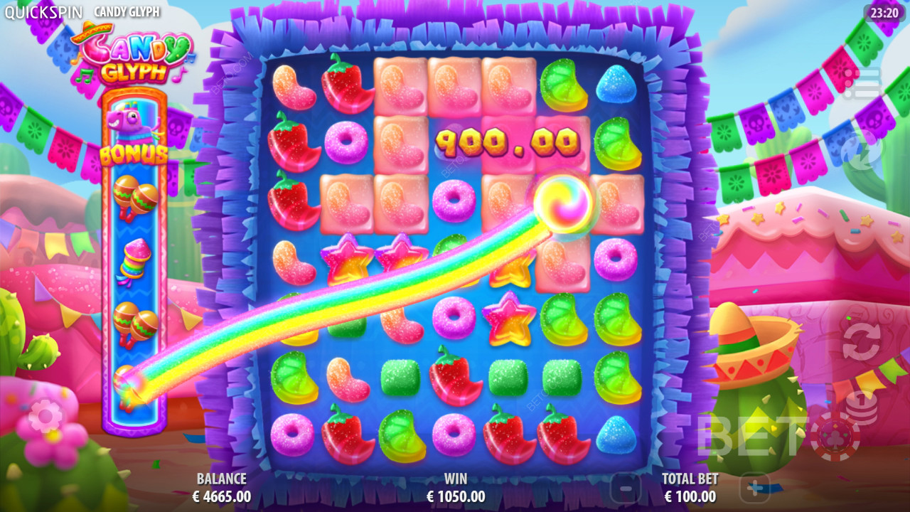 Revisión de Candy Glyph por BETO Slots