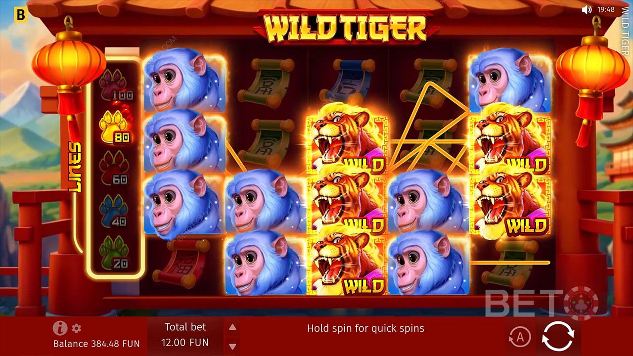 Wild Tiger Juego Gratis