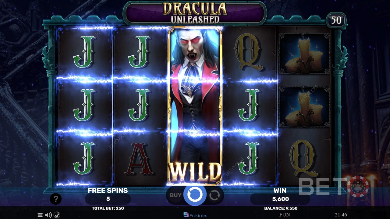 Drácula - Unleashed Reseña de BETO Slots