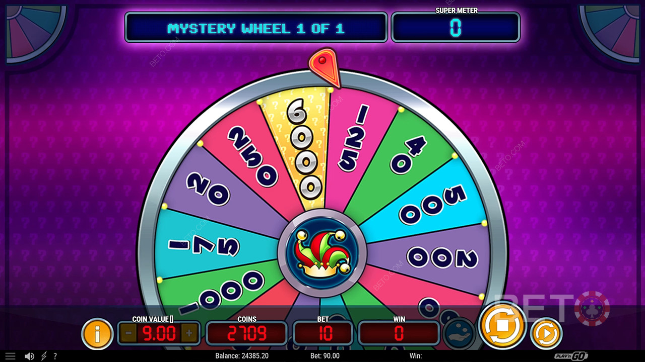 ¡Gana hasta 2.397.5x Tu apuesta en la Tragaperras Online Mystery Joker 6000!