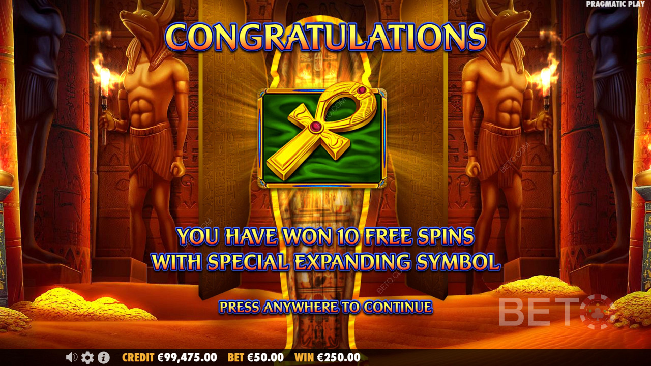 ¡Gana 5.000 veces tu apuesta en la tragaperras online Ancient Egypt Classic!
