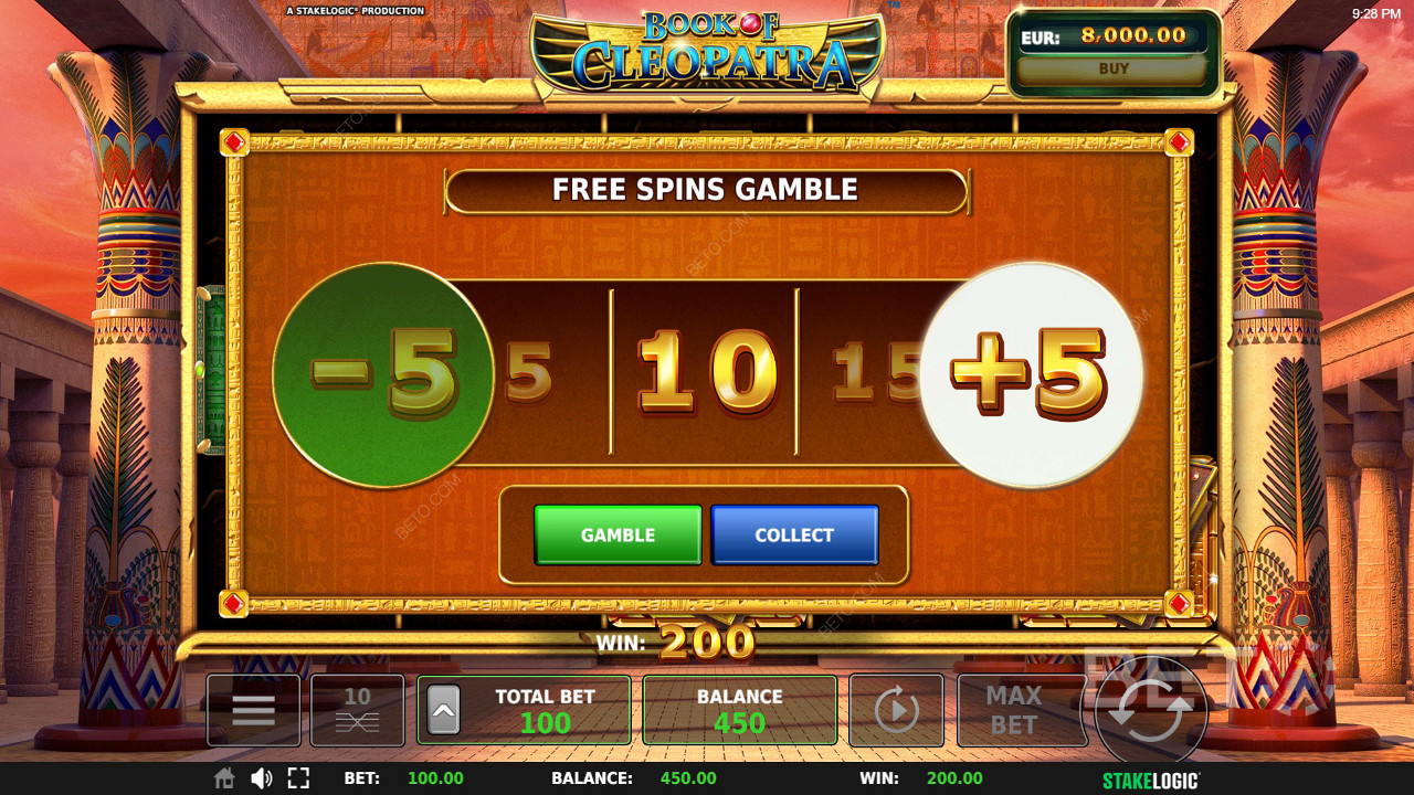 ¡Gana 5.502 veces tu apuesta en la tragaperras Book of Cleopatra!