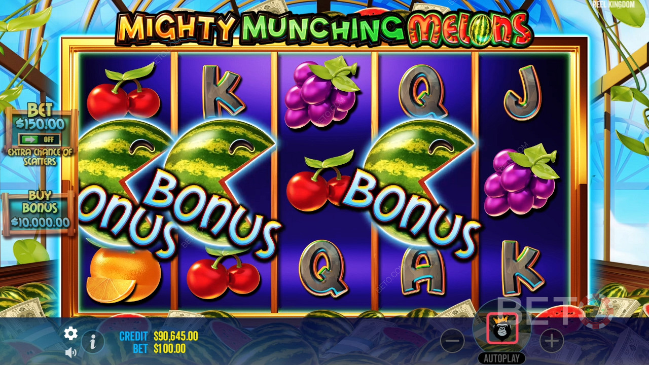 Reseña de Mighty Munching Melons de BETO Slots