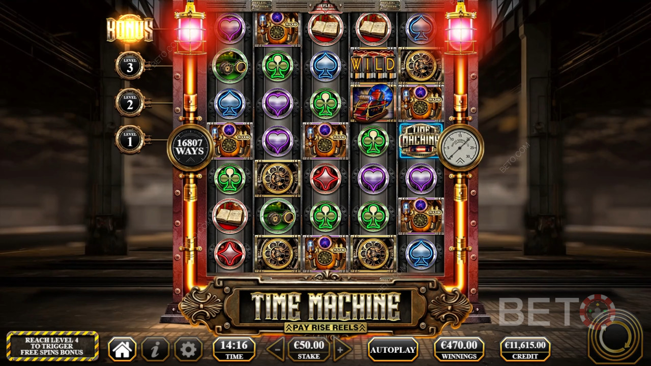 Reseña de Time Machine de BETO Slots