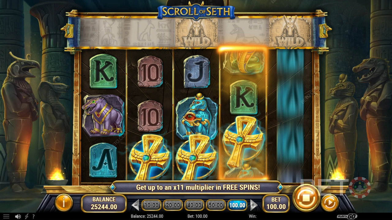 Reseña de Scroll of Seth de BETO Slots